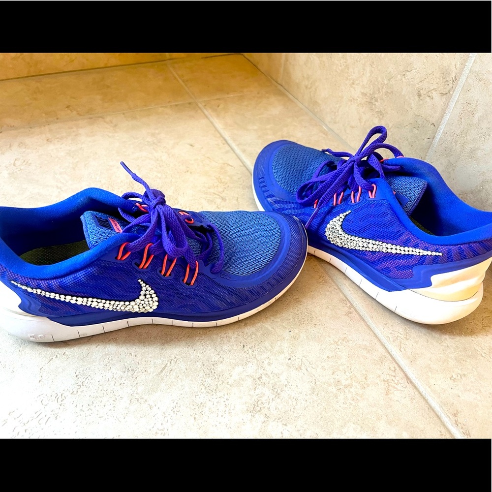 Rhinestone Nike shoes